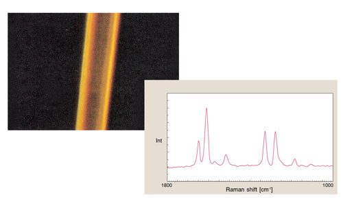 FTラマンシステムによるポリアミド繊維の測定