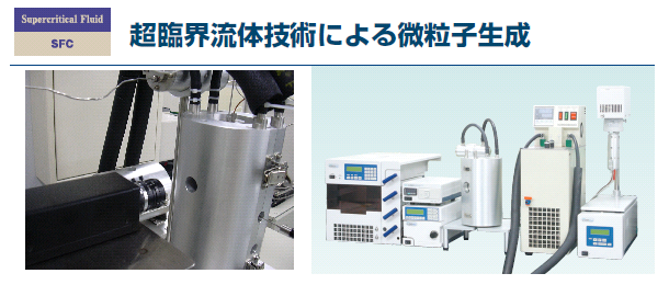 超臨界技術による微粒子生成